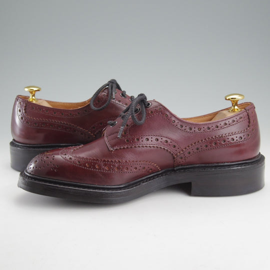 極上★トリッカーズ SIZE 6【定価￥132,000-★BOURTON/バートン】M5633/カントリーシューズ/バーガンディー/赤茶/メンズ/Tricker's★o119