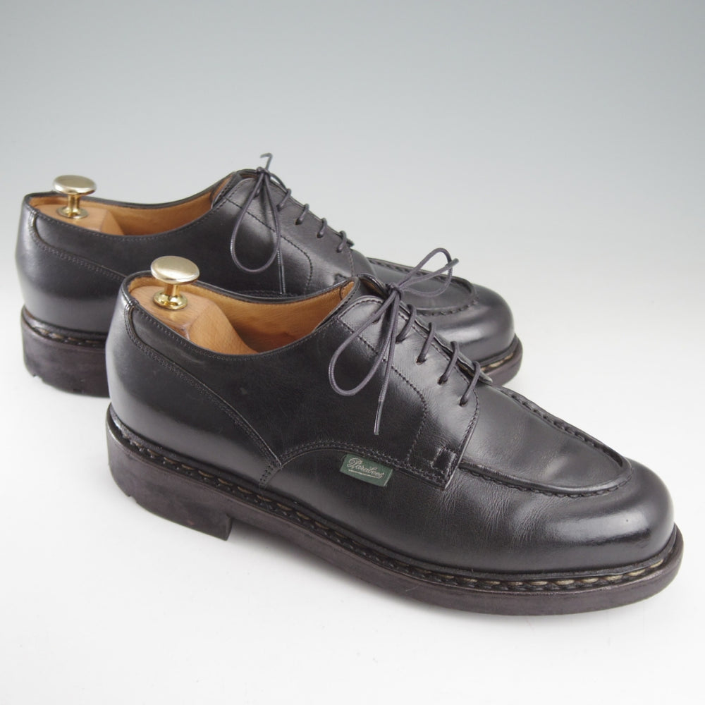 極上★パラブーツ SIZE 6.5【定価￥99,000-★シャンボード/CHAMBORD】Uチップ/TEXソール/リスレザー/NOIR/黒/メンズ/Paraboot★o660