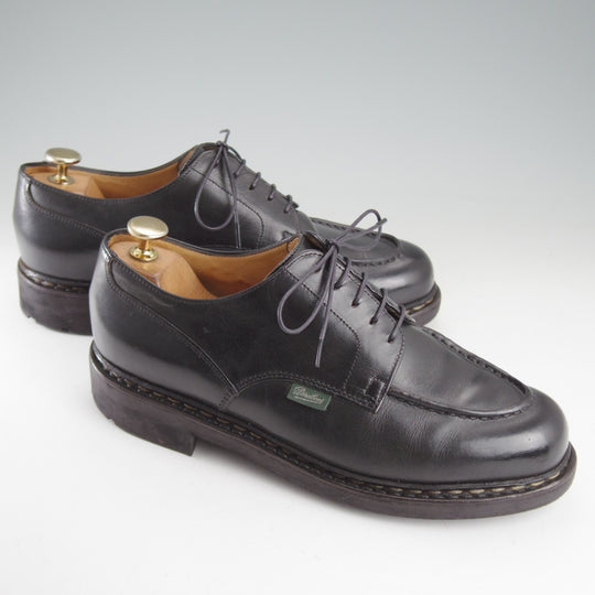 極上★パラブーツ SIZE 6.5【定価￥99,000-★シャンボード/CHAMBORD】Uチップ/TEXソール/リスレザー/NOIR/黒/メンズ/Paraboot★o660