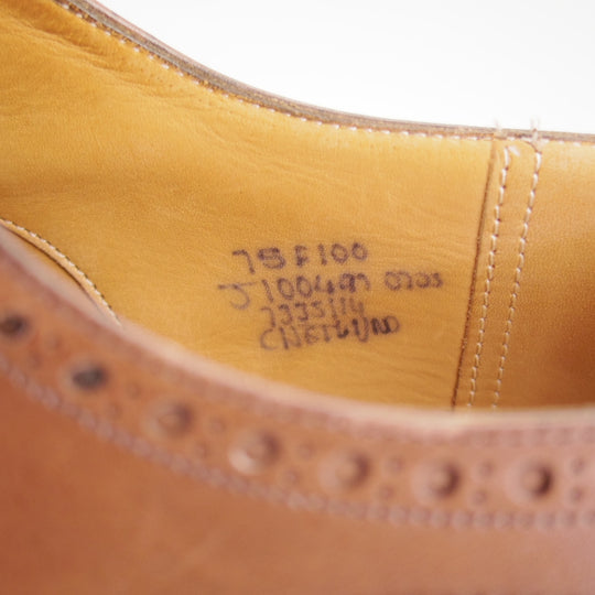 極上★チャーチ 75F/UK7.5【現行定価￥203,500-★100ラスト/CHETWYND/チェットウインド】フルブローグ/カーフ/濃茶/Church's★p231