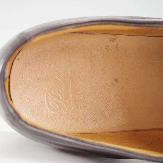 極上★パラブーツ SIZE 6.5【定価￥99,000-★シャンボード/CHAMBORD】Uチップ/TEXソール/リスレザー/NOIR/黒/メンズ/Paraboot★o660