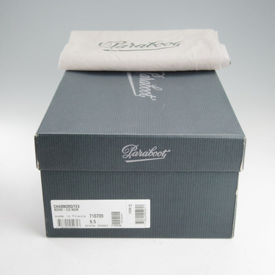 極上★パラブーツ SIZE 6.5【定価￥99,000-★シャンボード/CHAMBORD】Uチップ/TEXソール/リスレザー/NOIR/黒/メンズ/Paraboot★o660