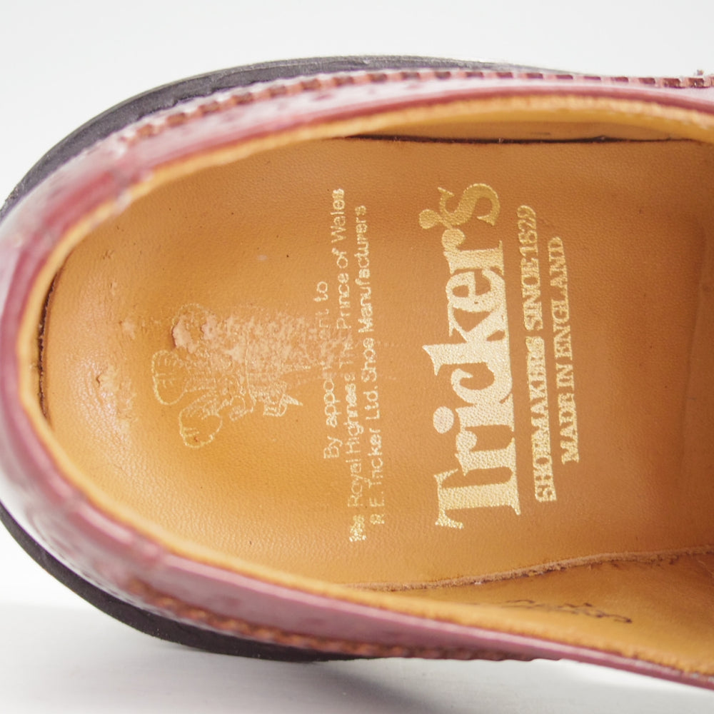 極上★トリッカーズ SIZE 6【定価￥132,000-★BOURTON/バートン】M5633/カントリーシューズ/バーガンディー/赤茶/メンズ/Tricker's★o119