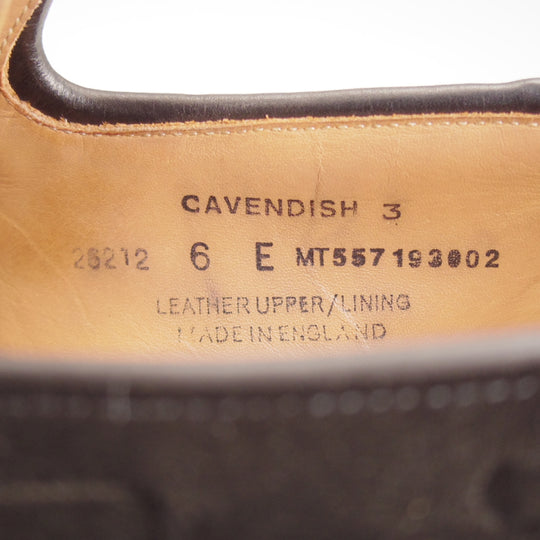 極上★クロケット&ジョーンズ 6E【定価￥137,500-★CAVENDISH 3/キャベンディッシュ】タッセルローファー/375ラスト/スエード/黒★p232