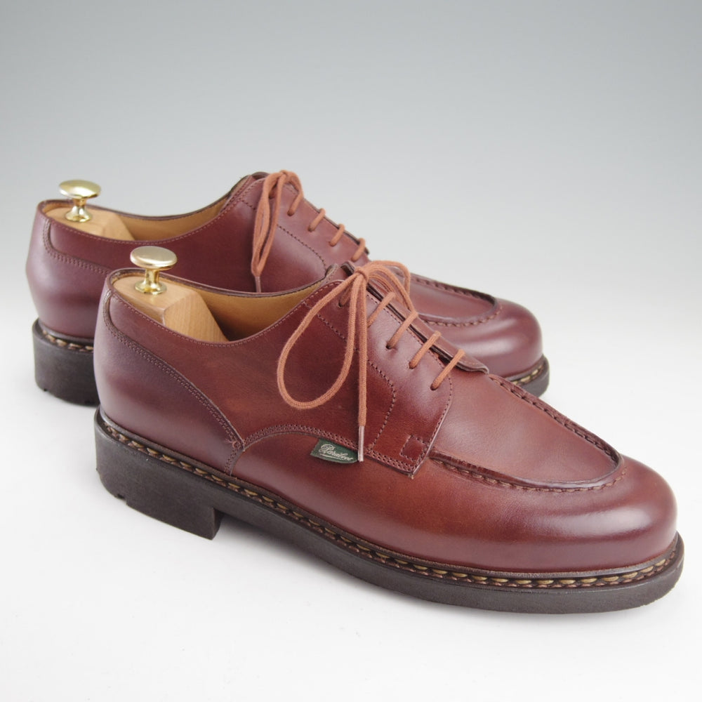 使用数回★パラブーツ SIZE 8.5【定価￥96,800-★シャンボード/CHAMBORD】MARRON/リスレザー/TEXソール/Uチップ/茶/Paraboot★o121