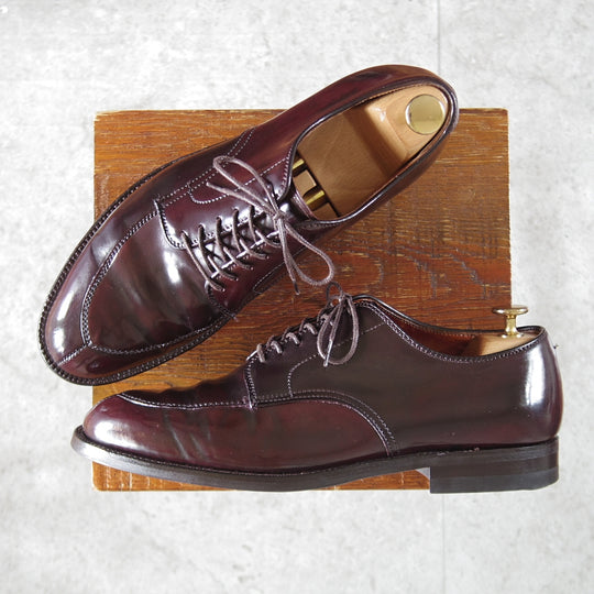 ★オールデン 8D【現行定価20万円以上★コードバン/バリーラスト仕様のVチップ】(ハワイ)Leather Soul別注/87140/赤茶/ALDEN★o671