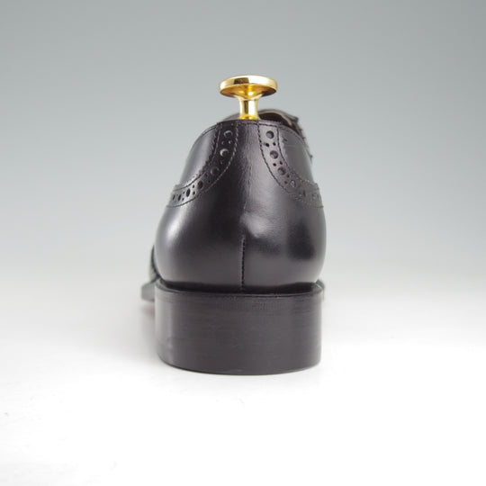 未使用★Perfetto/ペルフェット SIZE 5.5【グッドイヤーウェルテッド製法★サイドエラスティック】カーフ/黒/メンズ★o663