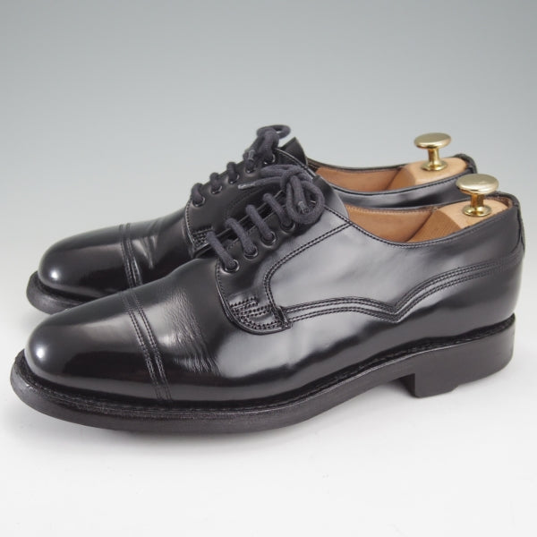 極上★(英)チーニー 6F【モデル定価9万円以上★リッジウェイソール/CAIRNGORM 3/ケンゴン】ストレートチップ/黒/メンズ/CHEANEY★n630