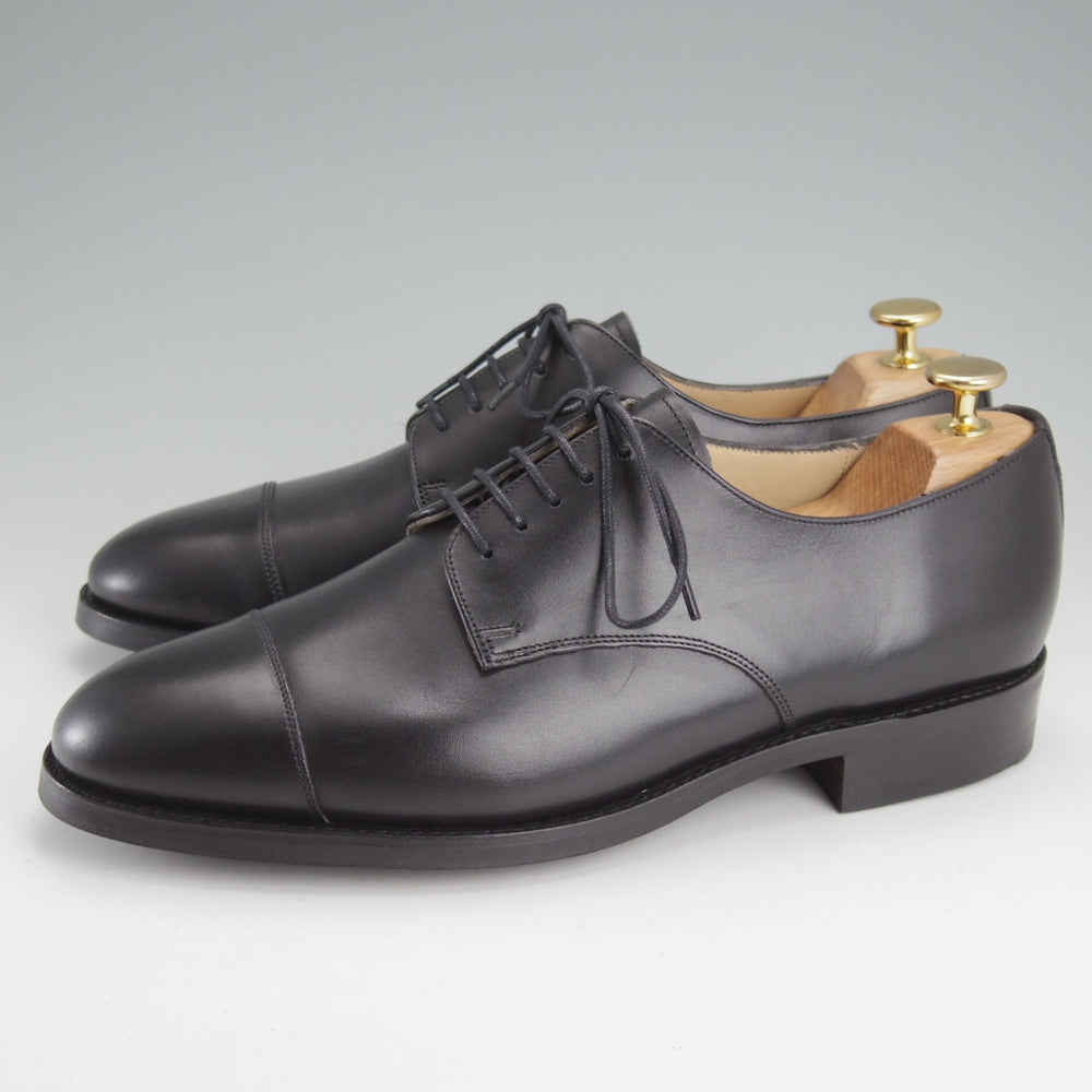 ほぼ試着程度★ロイドフットウェア 7.5E【定価￥58,300-★ダイナイトソール/(英)BARKER製】Vシリーズ/ ストレートチップ/カーフ/黒★o123