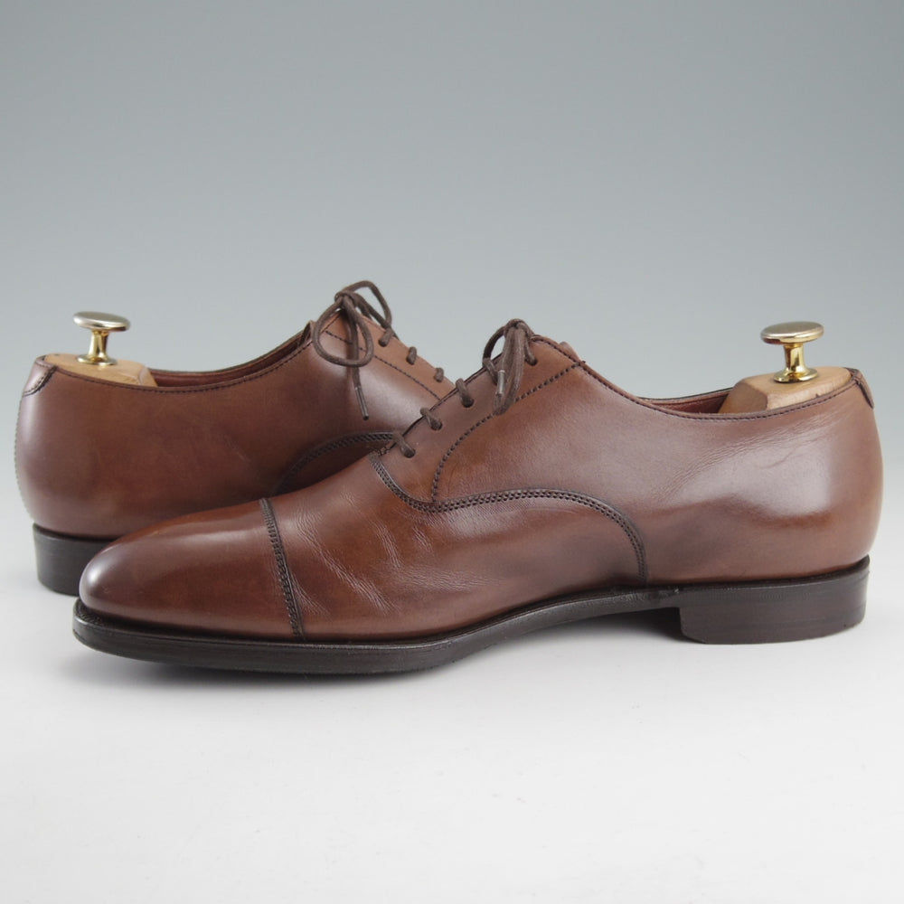極美品★クロケット&ジョーンズ 6.5E【定価￥159,500-★AUDLEY 3/オードリー3】ハンドグレードライン/367ラスト/濃茶/Crockett&Jones★o664