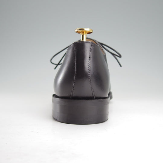 ほぼ試着程度★ロイドフットウェア 7.5E【定価￥58,300-★ダイナイトソール/(英)BARKER製】Vシリーズ/ ストレートチップ/カーフ/黒★o123