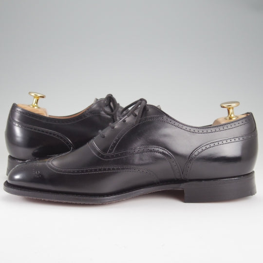 未使用★チャーチ 75G/UK7.5【デッドストック品★旧チャーチ/73ラスト】フルブローグ/カーフ/黒/メンズ/Church's★n113