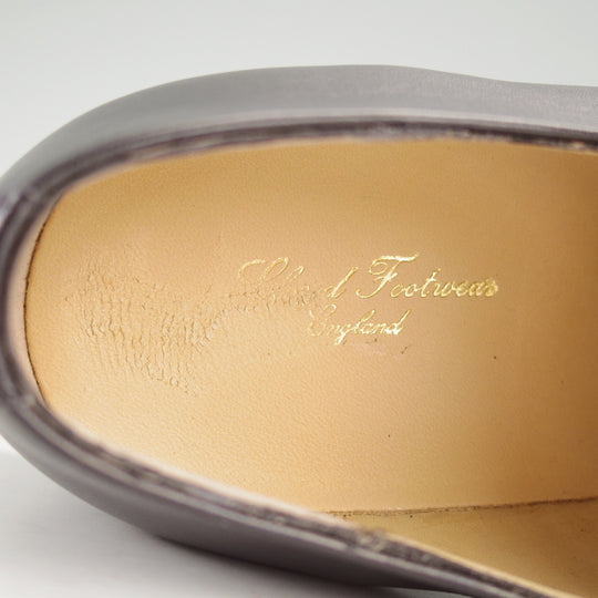 ほぼ試着程度★ロイドフットウェア 7.5E【定価￥58,300-★ダイナイトソール/(英)BARKER製】Vシリーズ/ ストレートチップ/カーフ/黒★o123