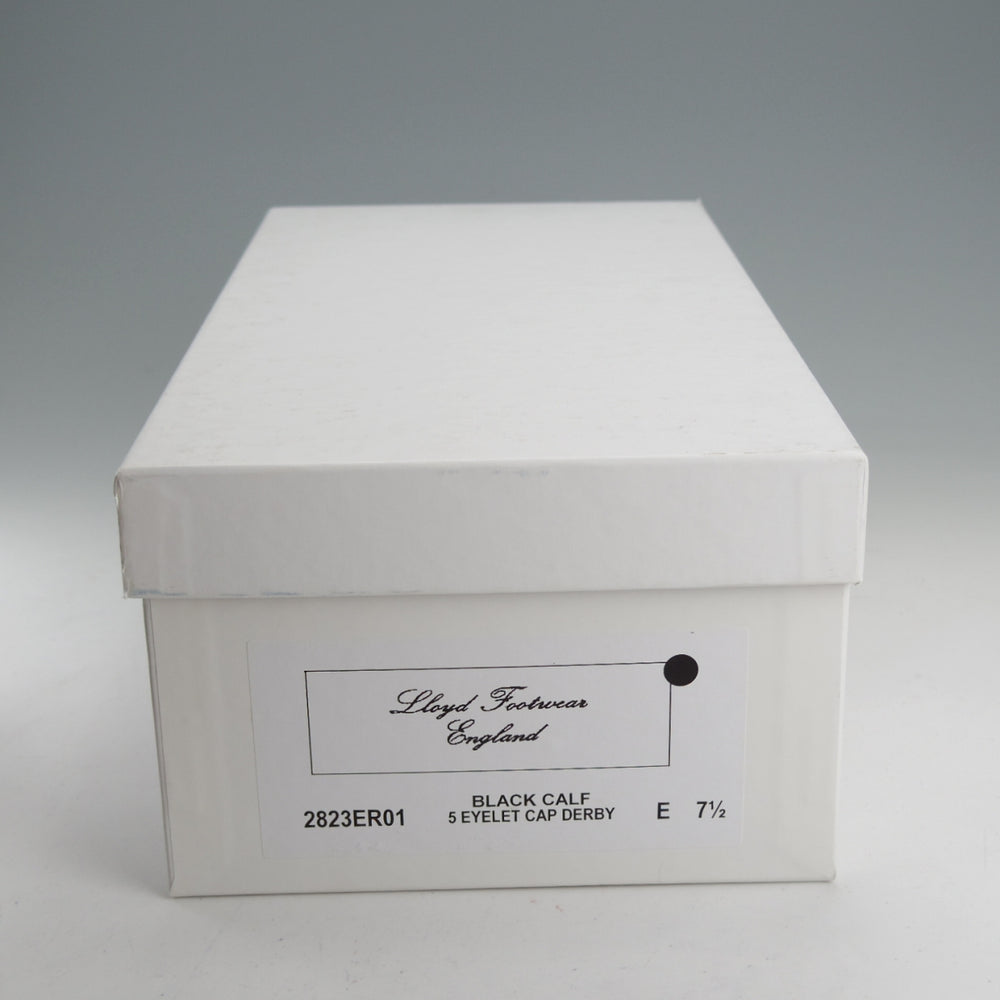 ほぼ試着程度★ロイドフットウェア 7.5E【定価￥58,300-★ダイナイトソール/(英)BARKER製】Vシリーズ/ ストレートチップ/カーフ/黒★o123