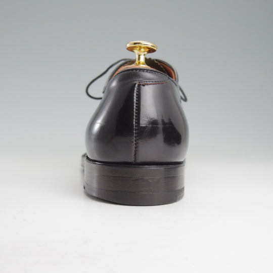 美品★オールデン 10E【現行定価20万円以上★コードバン仕様/プレーントゥ】9341/アバディーンラスト/黒/メンズ/ALDEN★o665