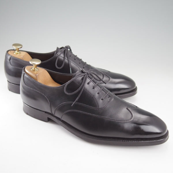 極上★クロケット&ジョーンズ 7D【ハンドグレードライン★ブラインドブローグ/TAVISTOCK】337ラスト/カーフ/黒/Crockett&Jones★n631