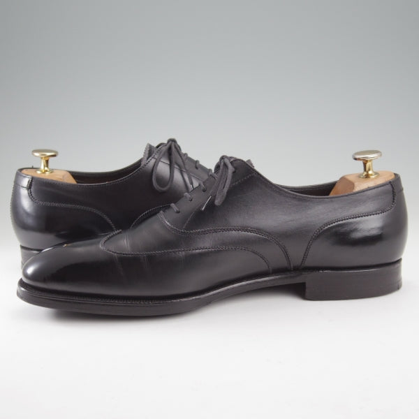 極上★クロケット&ジョーンズ 7D【ハンドグレードライン★ブラインドブローグ/TAVISTOCK】337ラスト/カーフ/黒/Crockett&Jones★n631