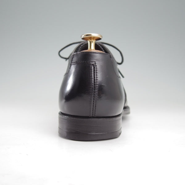 極上★クロケット&ジョーンズ 7D【ハンドグレードライン★ブラインドブローグ/TAVISTOCK】337ラスト/カーフ/黒/Crockett&Jones★n631