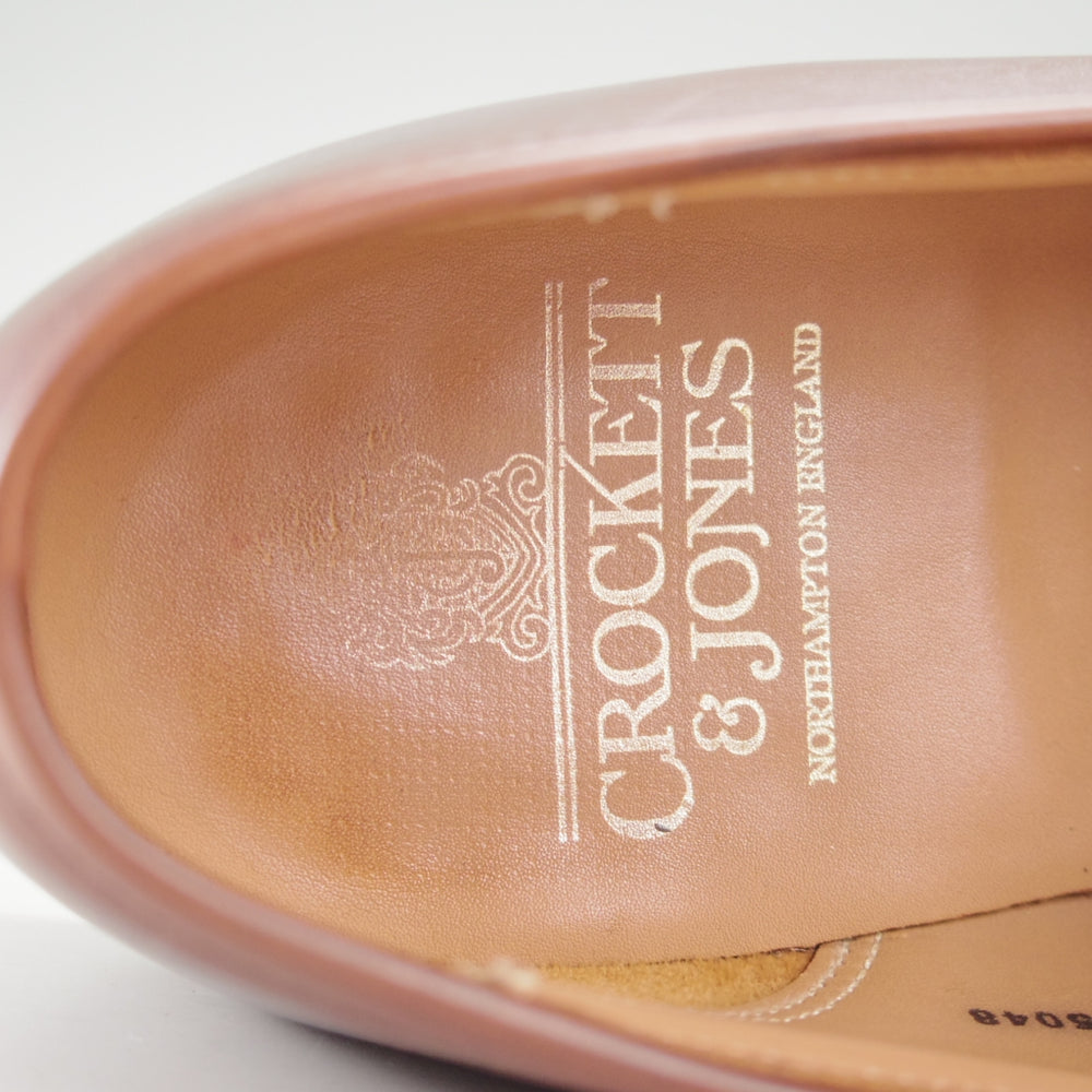 極上★クロケット&ジョーンズ 8.5E【定価￥127,600-★BOSTON 2/ボストン】376ラスト/コインローファー/カーフ/濃茶/Crockett&Jones★o124