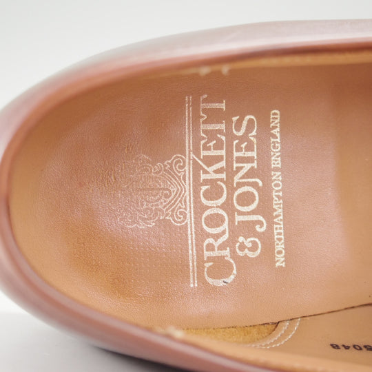 極上★クロケット&ジョーンズ 8.5E【定価￥127,600-★BOSTON 2/ボストン】376ラスト/コインローファー/カーフ/濃茶/Crockett&Jones★o124