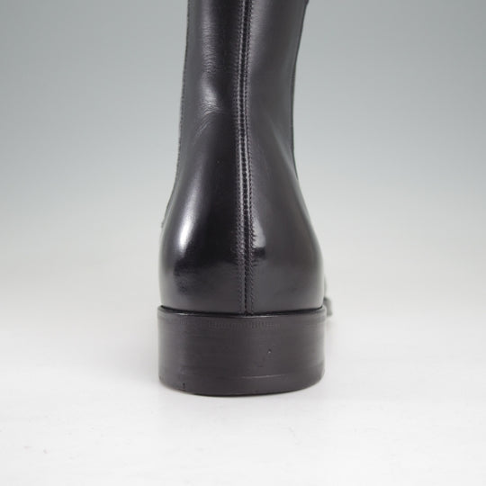 極美品★(伊)パオロ・ラッタンジ SIZE 5.5【貴重★ハンドソーンウェルテッド製法/サイドゴアブーツ】カーフ/黒/PAOLO LATTANZI★n114