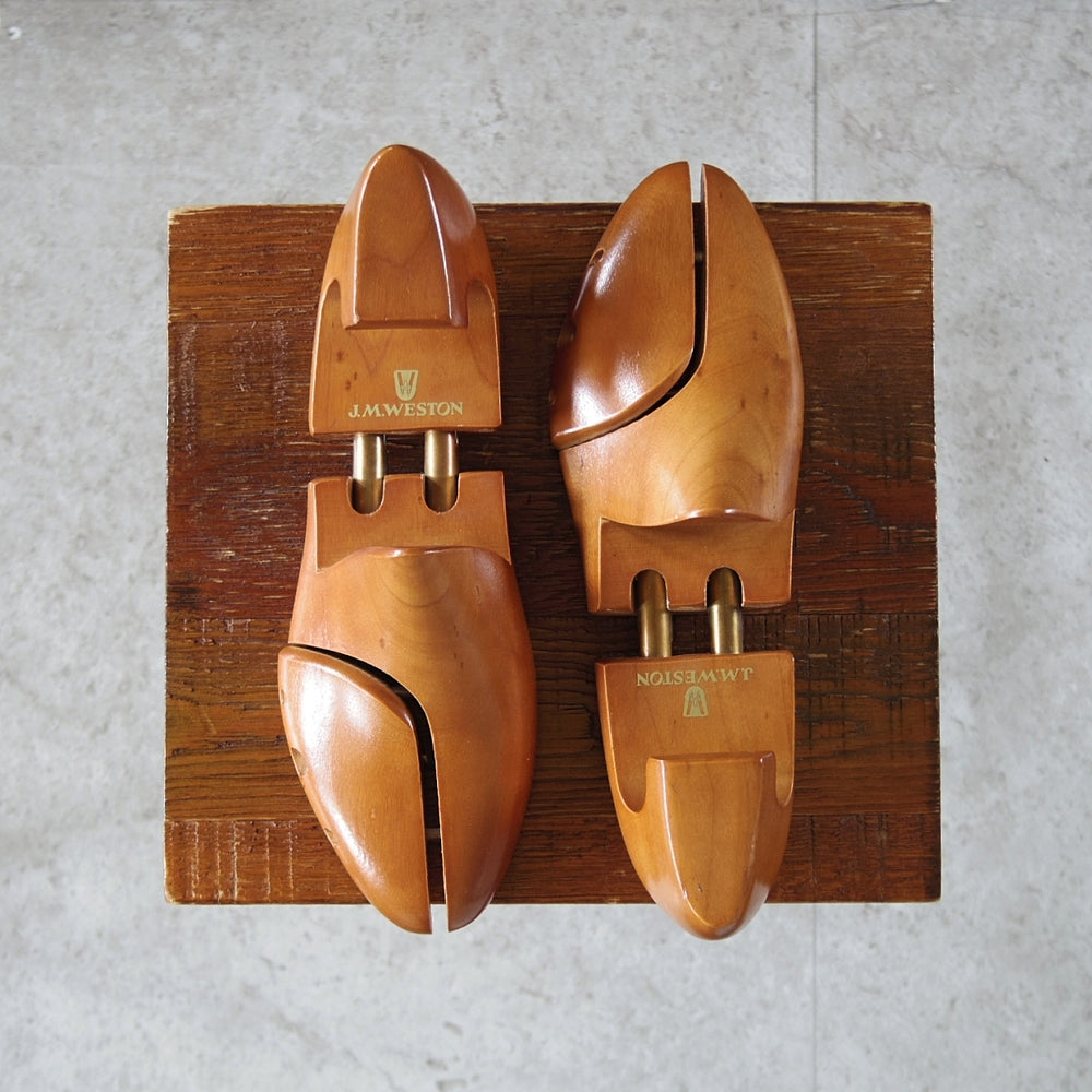 極上★J.M.ウエストン SIZE 40【純正シューツリー★木製シューキーパー】メンズ/Weston/ウェストン★p249
