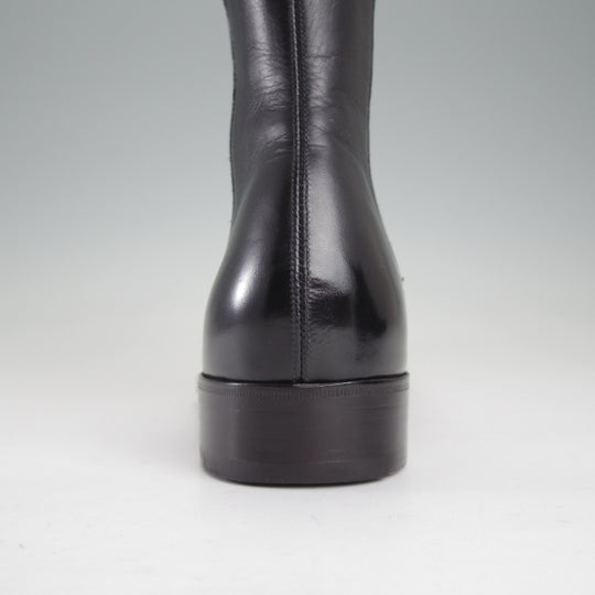極美品★(伊)パオロ・ラッタンジ SIZE 5.5【貴重★ハンドソーンウェルテッド製法/サイドゴアブーツ】カーフ/黒/PAOLO LATTANZI★n114