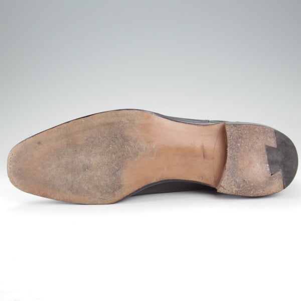 極美品★(伊)パオロ・ラッタンジ SIZE 5.5【貴重★ハンドソーンウェルテッド製法/サイドゴアブーツ】カーフ/黒/PAOLO LATTANZI★n114