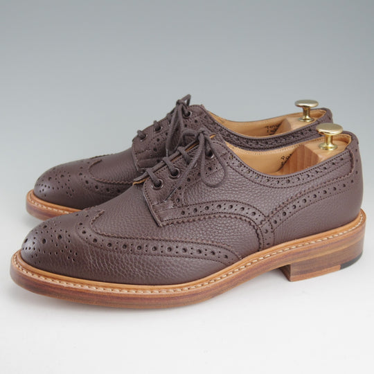 未使用★トリッカーズ SIZE 8【定価￥132,000-★BOURTON/バートン】M5633/カントリーシューズ/グレインレザー/濃茶/Tricker's★o667