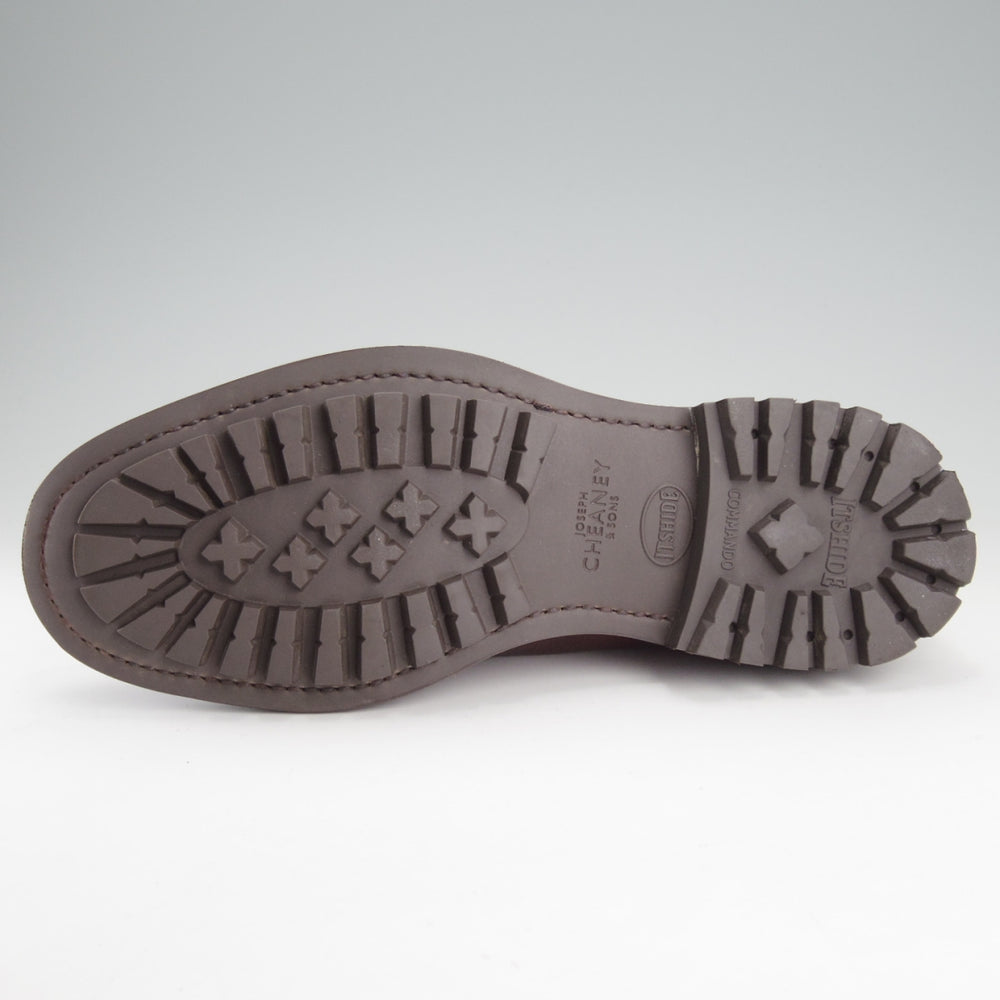 極美品★(英)チーニー 8F【現行定価9万円以上★ヴェルトショーン製法/MALVERN C】コマンドソール/4436ラスト/赤茶/メンズ/CHEANEY★o125