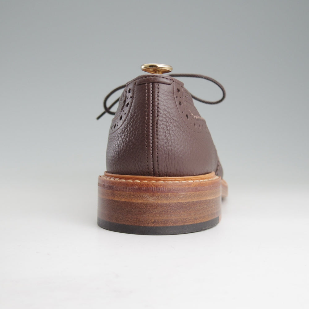 未使用★トリッカーズ SIZE 8【定価￥132,000-★BOURTON/バートン】M5633/カントリーシューズ/グレインレザー/濃茶/Tricker's★o667