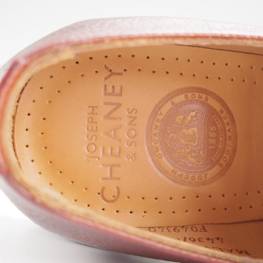 極美品★(英)チーニー 8F【現行定価9万円以上★ヴェルトショーン製法/MALVERN C】コマンドソール/4436ラスト/赤茶/メンズ/CHEANEY★o125