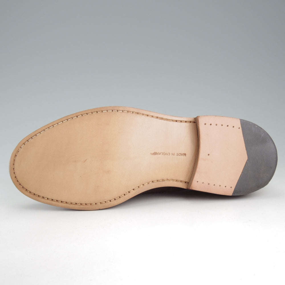未使用★トリッカーズ SIZE 8【定価￥132,000-★BOURTON/バートン】M5633/カントリーシューズ/グレインレザー/濃茶/Tricker's★o667