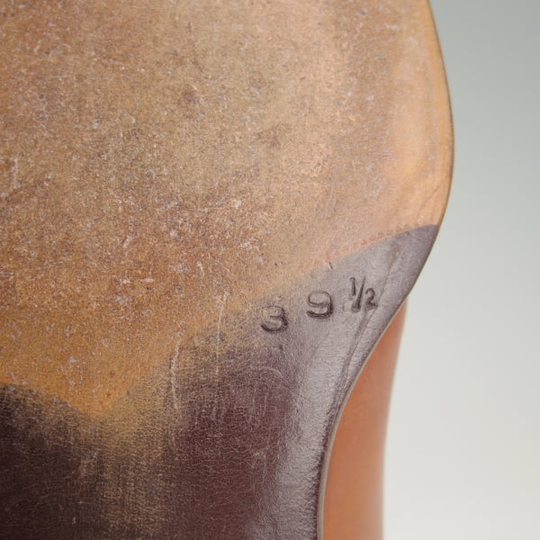 極上★(伊)ステファノ・ベーメル SIZE 39.5【定価20万円以上★ハンドソーンウェルテッド製法/セミブローグ】茶/Stefano Bemer★n632