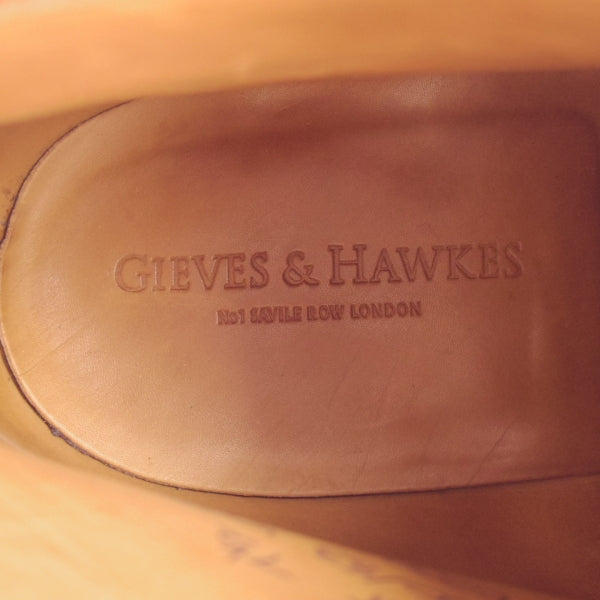 美品★(英)チーニー 7.5F【貴重★(英)GIEVES&HAWKES/ギーブス&ホークス別注】ARBOUR/10298ラスト/チャッカブーツ/茶/CHEANEY★n116