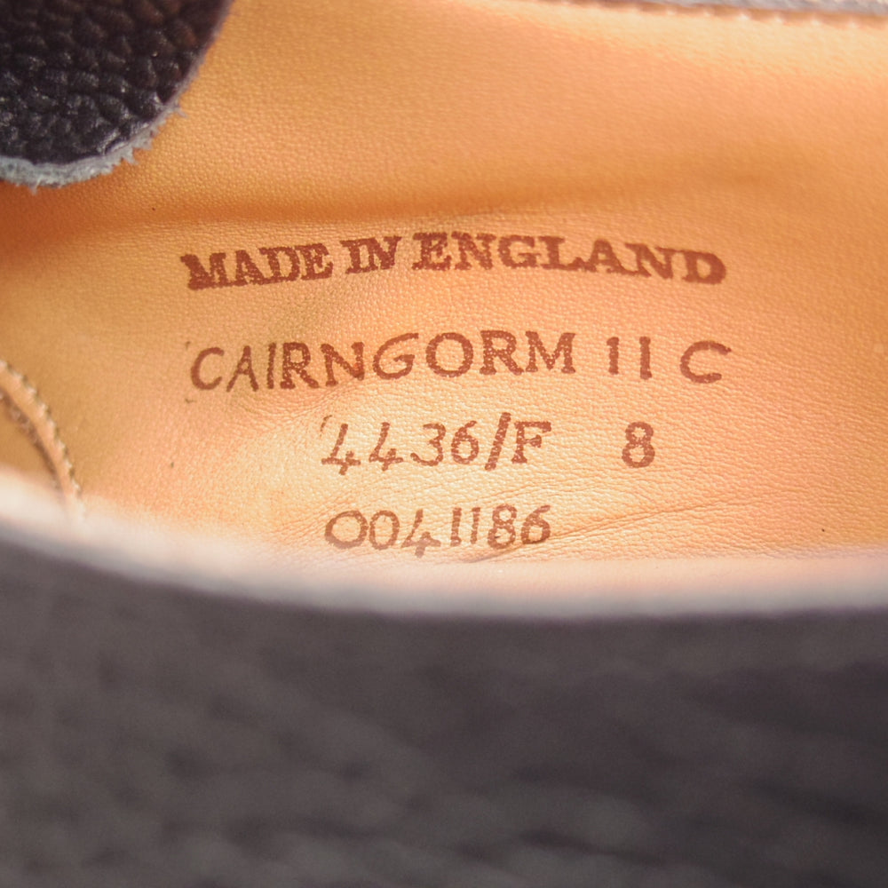 極美品★(英)チーニー 8F【定価￥99,000-★ケンゴン/CAIRNGORM 2C/ヴェルトショーン製法】ストレートチップ/黒/メンズ/CHEANEY★o126