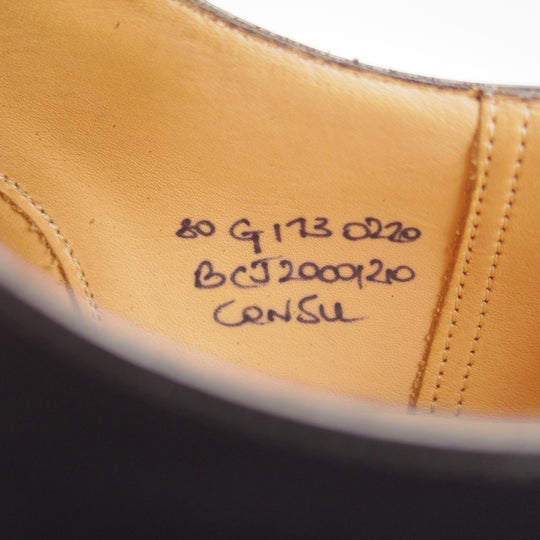 美品★チャーチ 80G/UK8【定価￥181,500-★コンサル/CONSUL】173ラスト/ストレートチップ/黒/メンズ/Church's★o127