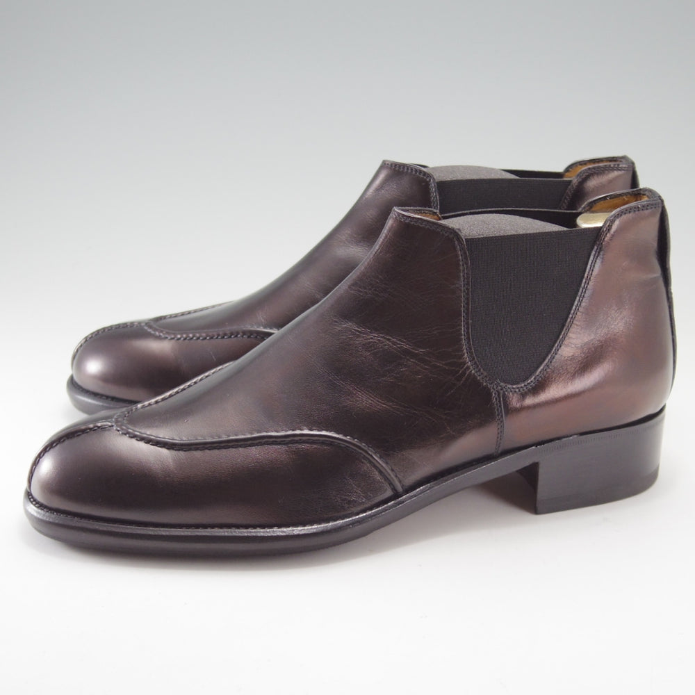 未使用★(伊製)Le Yucca's/レユッカス SIZE 41【貴重★(青山)BLOOM&BRANCH別注/エンツォ・ボナフェ製】サイドゴアブーツ/黒系★o110