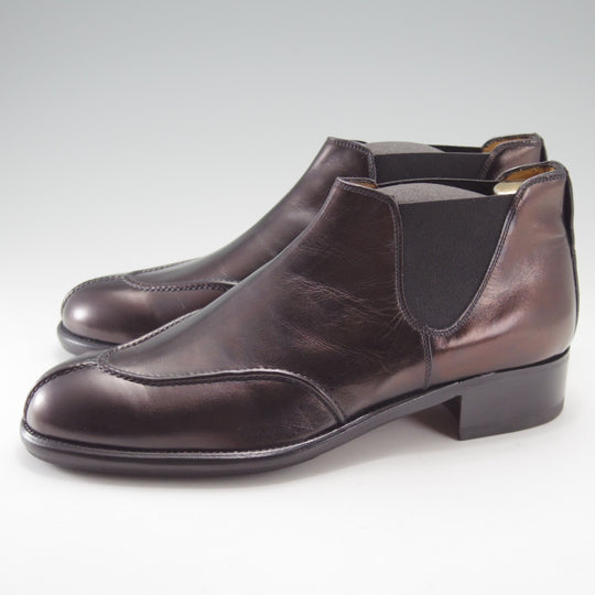 未使用★(伊製)Le Yucca's/レユッカス SIZE 41【貴重★(青山)BLOOM&BRANCH別注/エンツォ・ボナフェ製】サイドゴアブーツ/黒系★o110