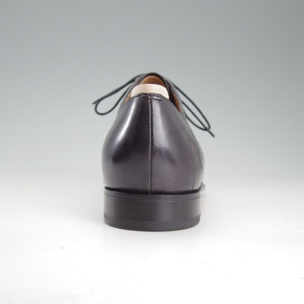 未使用★(仏)ベルルッティ SIZE 5.5【定価￥363,000-★純正ツリー付/ALESSANDRO GALET/アレッサンドロ】ホールカット/黒系/Berluti★p238