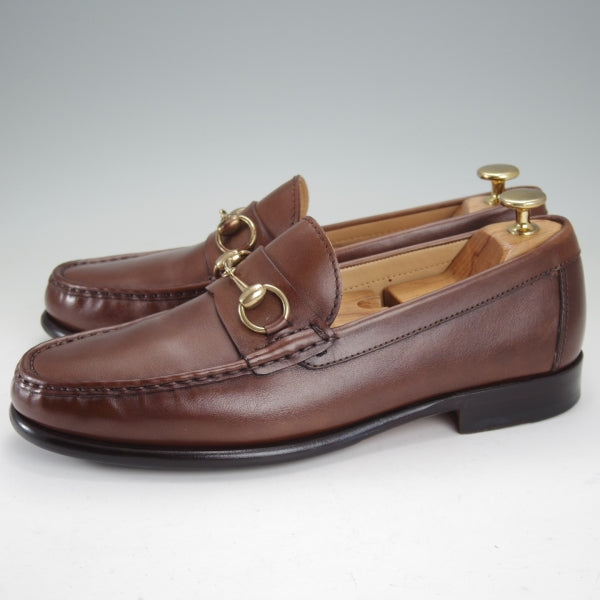 極上★(スペイン製)カルミナ SIZE 7.5【定価￥69,300-★ビットローファー/80746】スリッポン/XIMラスト/カーフ/濃茶/CARMINA★n119