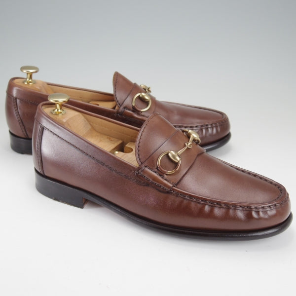 極上★(スペイン製)カルミナ SIZE 7.5【定価￥69,300-★ビットローファー/80746】スリッポン/XIMラスト/カーフ/濃茶/CARMINA★n119
