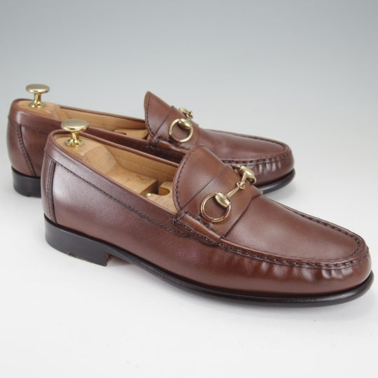 極上★(スペイン製)カルミナ SIZE 7.5【定価￥69,300-★ビットローファー/80746】スリッポン/XIMラスト/カーフ/濃茶/CARMINA★n119