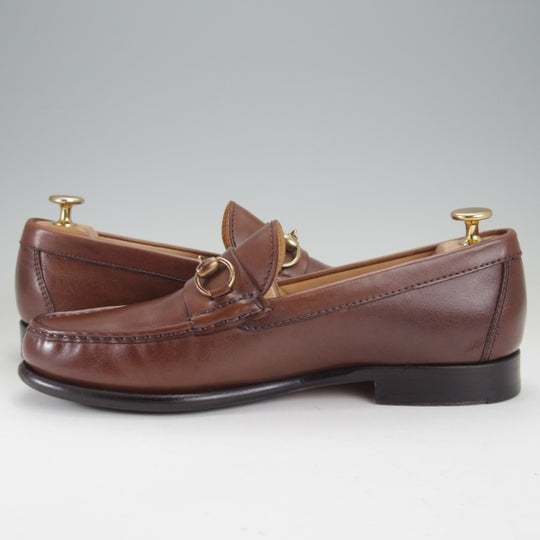 極上★(スペイン製)カルミナ SIZE 7.5【定価￥69,300-★ビットローファー/80746】スリッポン/XIMラスト/カーフ/濃茶/CARMINA★n119