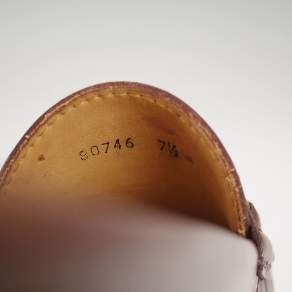 極上★(スペイン製)カルミナ SIZE 7.5【定価￥69,300-★ビットローファー/80746】スリッポン/XIMラスト/カーフ/濃茶/CARMINA★n119