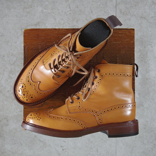 極上★トリッカーズ(レディース) SIZE 5【定価￥132,000-★エイコンアンティーク/カントリーブーツ】L5411/薄茶/Tricker's★o133