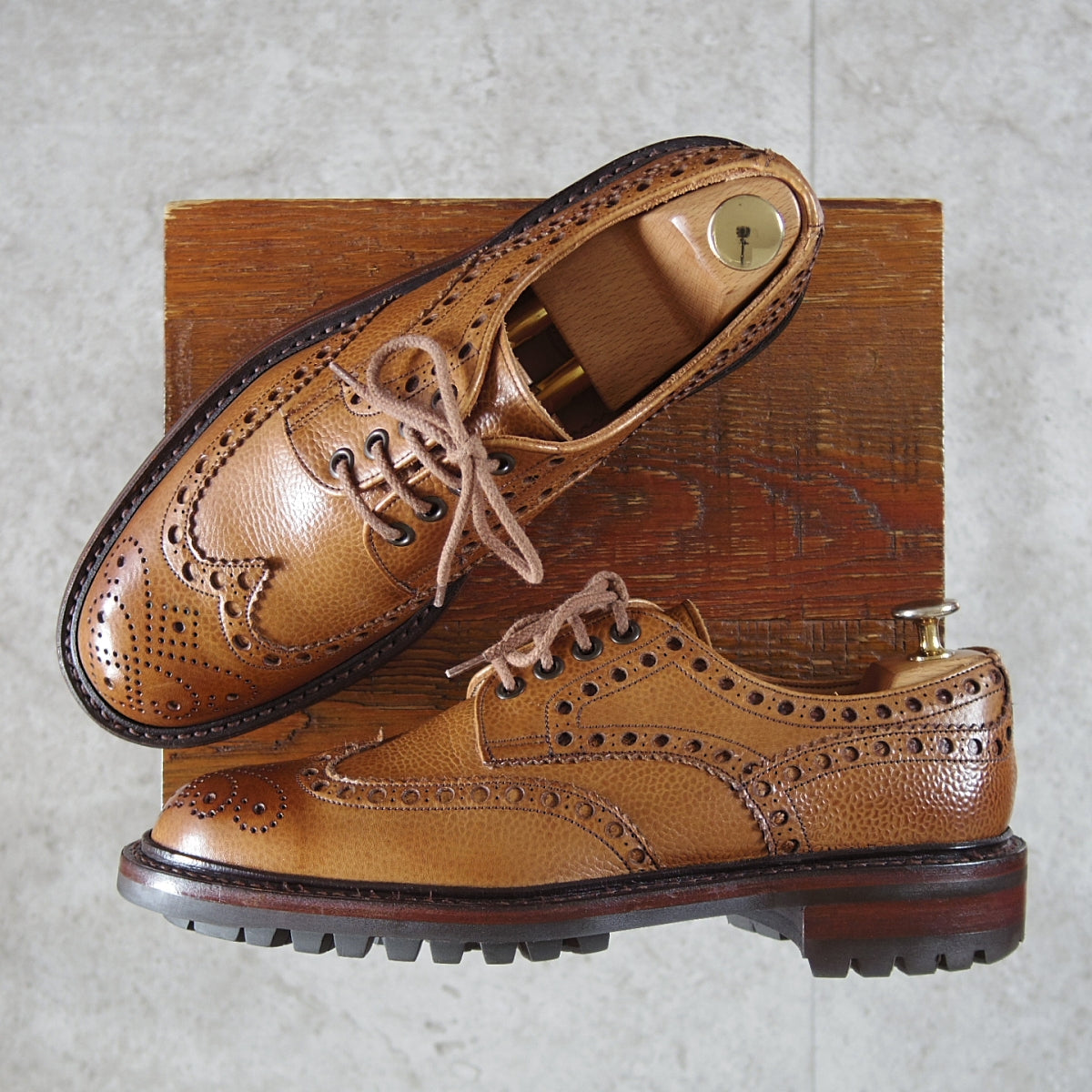 極上☆(英)チーニー UK7.5F【☆ユナイテッドアローズ別注】ストレート