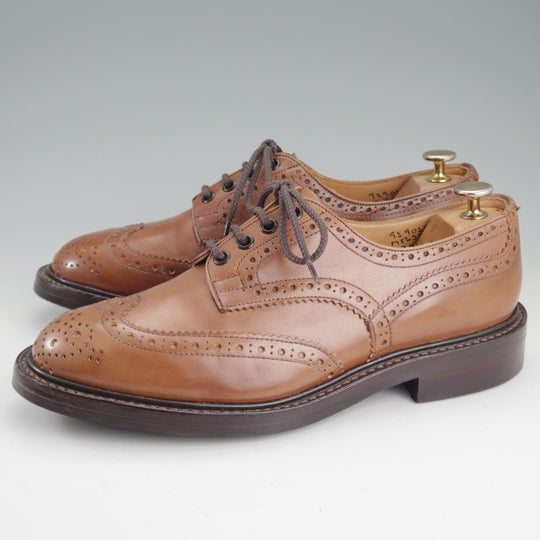 ★トリッカーズ SIZE 7.5【定価￥132,000-★ダイナイトソール/BOURTON/バートン】M5633/カントリーシューズ/カーフ/茶/Tricker's★p240