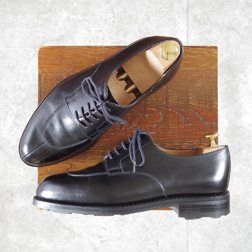 極上★J.M.ウエストン 5.5E【現行定価￥176,000-★ハーフハント/598】Uチップ/25ラスト/ボックスカーフ/黒/Weston/ウェストン★o140