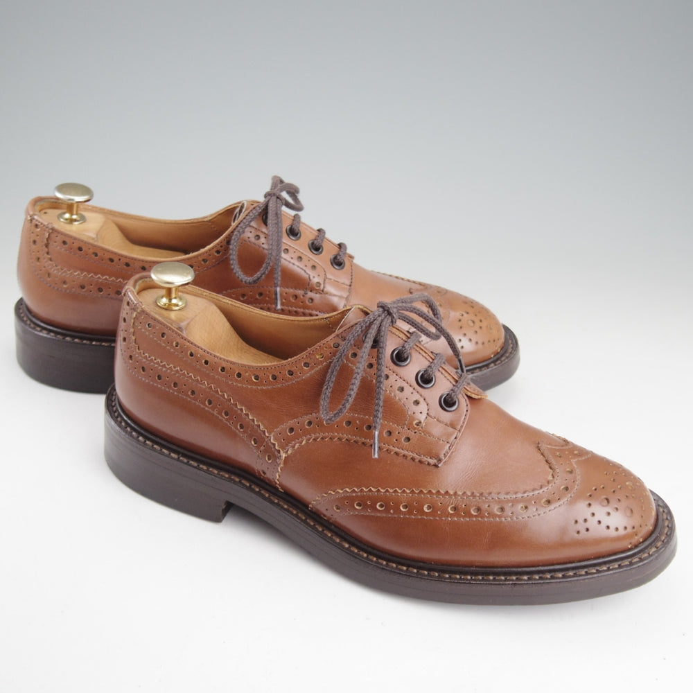 ★トリッカーズ SIZE 7.5【定価￥132,000-★ダイナイトソール/BOURTON/バートン】M5633/カントリーシューズ/カーフ/茶/Tricker's★p240
